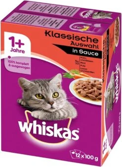 Whiskas Classic Selectie Kattenvoer, Hoogwaardig Nat Voer Voor Volwassen Katten 48 X 100g -Kattenbenodigdheden Winkel 874x1200 1