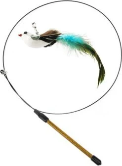 Kattenspeelgoed - Simulatie Vogel - Interactieve Grappige Kattenspeeltjes - Kattenhengel Met Zuignap + 4 Vogels + Een Kattenhengel GRATIS -Kattenbenodigdheden Winkel 883x1200 2