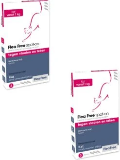 Flea Free Fipralone Spot-On Kat - Anti Vlooien En Tekenmiddel - 2 X 3 Pip 9 Flea Free Fipralone Spot-On Kat - Anti Vlooien En Tekenmiddel - 2 X 3 Pip -Kattenbenodigdheden Winkel 900x1200