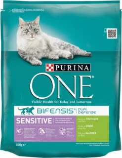 Purina One Sensitive - Kalkoen/Rijst - Kattenvoer - 800 G -Kattenbenodigdheden Winkel 926x1200 1