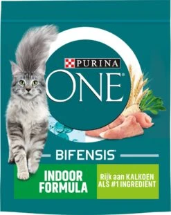 Purina One PURINA® ONE Indoor Rijk Aan Kalkoen & Volkoren Granen Brokjes 1,5 Kg -Kattenbenodigdheden Winkel 952x1200