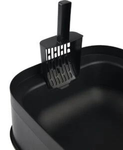 Rotho MyPet Biala Kattenbak Met Kap En Schepje / Gemaakt Van Gerecycled Plastic - Cappucino -Kattenbenodigdheden Winkel 987x1200