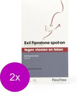 Flea Free Fipralone Spot-On Kat - Anti Vlooien En Tekenmiddel - 2 X 3 Pip 8 Flea Free Fipralone Spot-On Kat - Anti Vlooien En Tekenmiddel - 2 X 3 Pip -Kattenbenodigdheden Winkel 997x1200